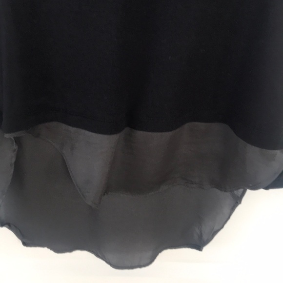 Anthropologie Bordeaux black top - Picture 4 of 4